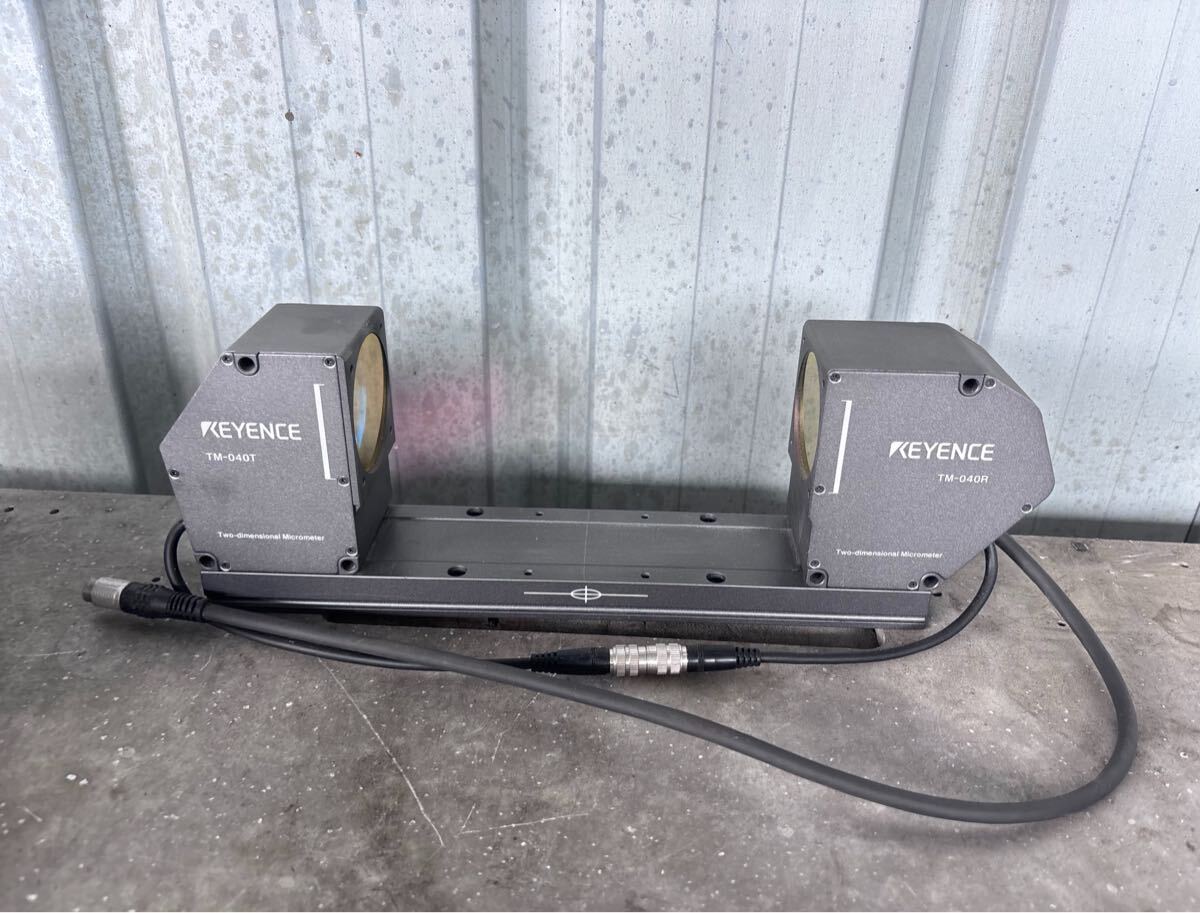 Keyence TM-040R TM-040T 2D Micrometer Sensor Head Set with TM-3000 (as-is) [c1196155363]