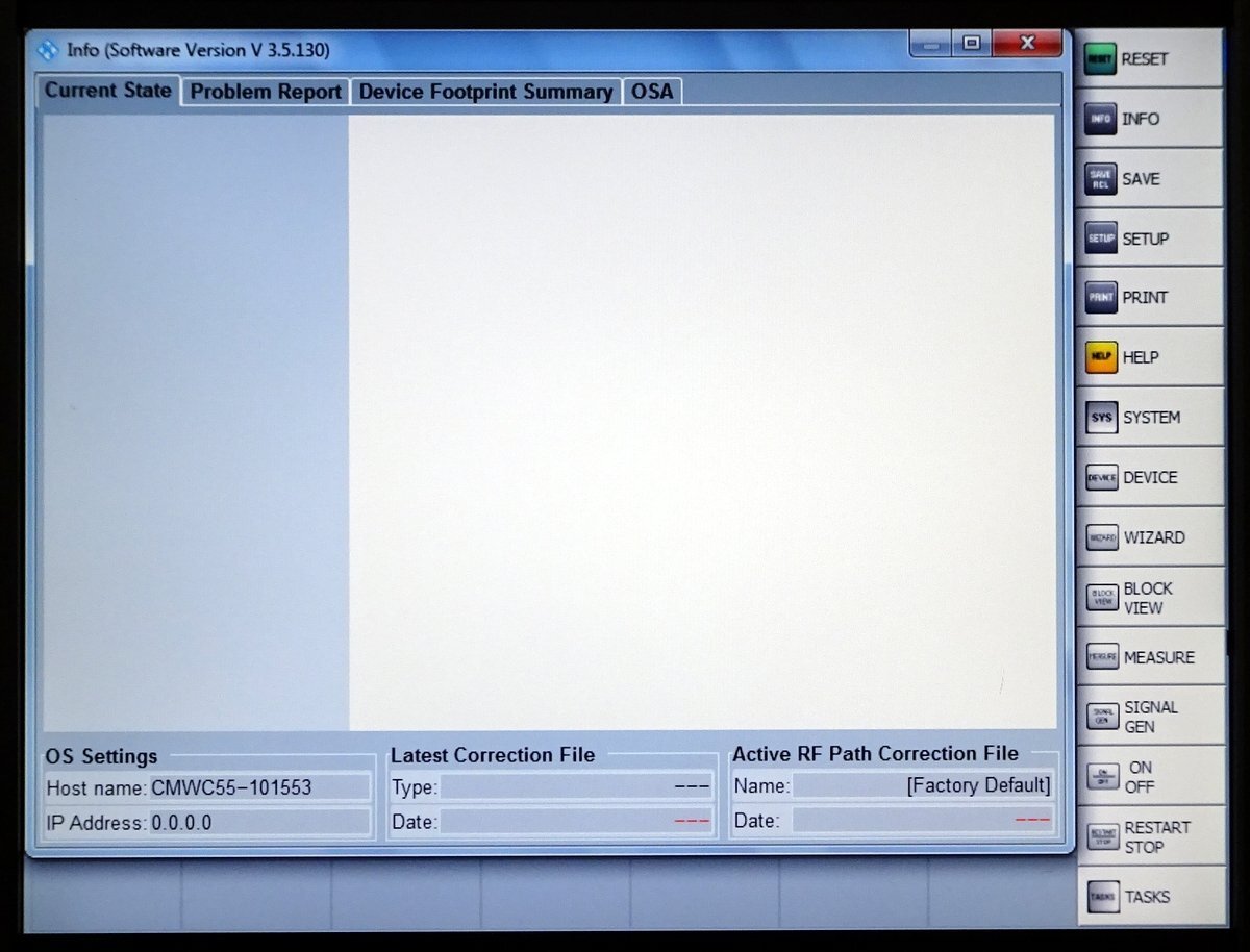 Rohde & Schwarz CMWC 1201.0002K55 CMW Controller (as-is) [w1142479044]