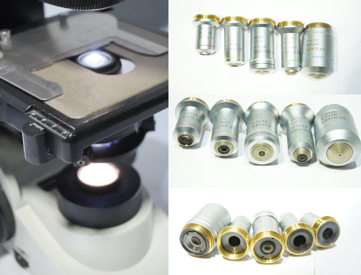 Leica DM2000 LED Microscope Objective Lens N PLAN 5x 10x 40x HI PLAN 20x 100x [u1194921978]