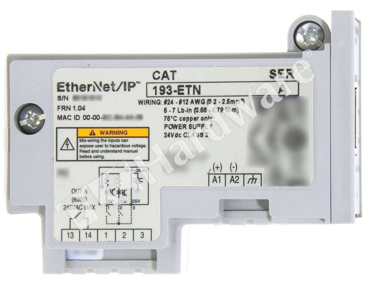 Allen Bradley 193-ETN/A MCS-E1 PLUS EtherNet/IP Communication Protection Module [e1246771096]