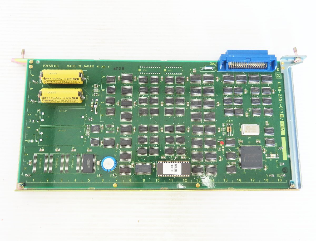 FANUC A16B-2201-0135/06A SRAM Board (for parts or not working) [q1224722618]