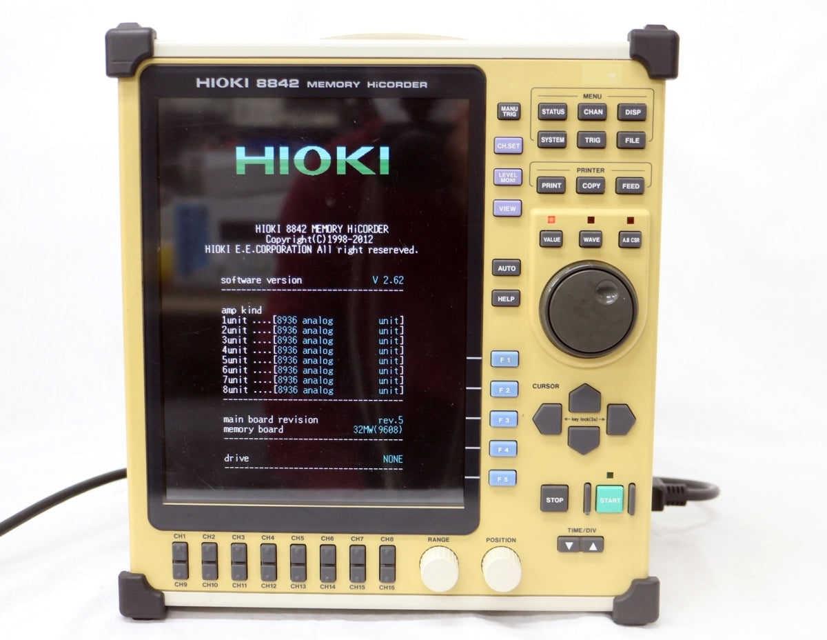 Hioki 8842 Memory HiCorder with 8936 Units [q405900716]