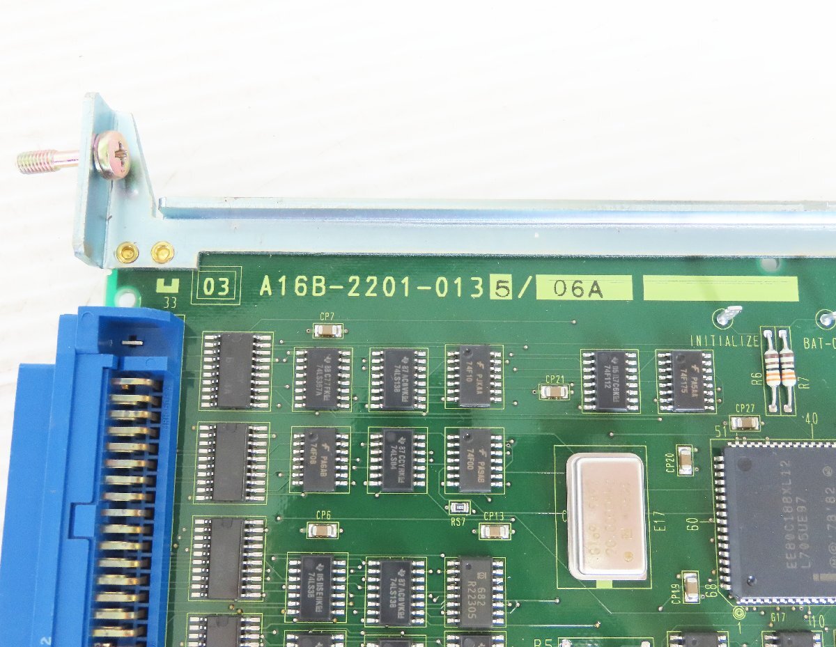 FANUC A16B-2201-0135/06A SRAM Board (for parts or not working) [q1224722618]