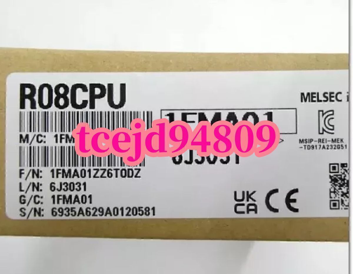 Mitsubishi R08CPU Sequencer CPU Unit (open box) [d1240701018]