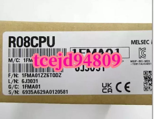 Mitsubishi R08CPU Sequencer CPU Unit (open box) [d1240701018]