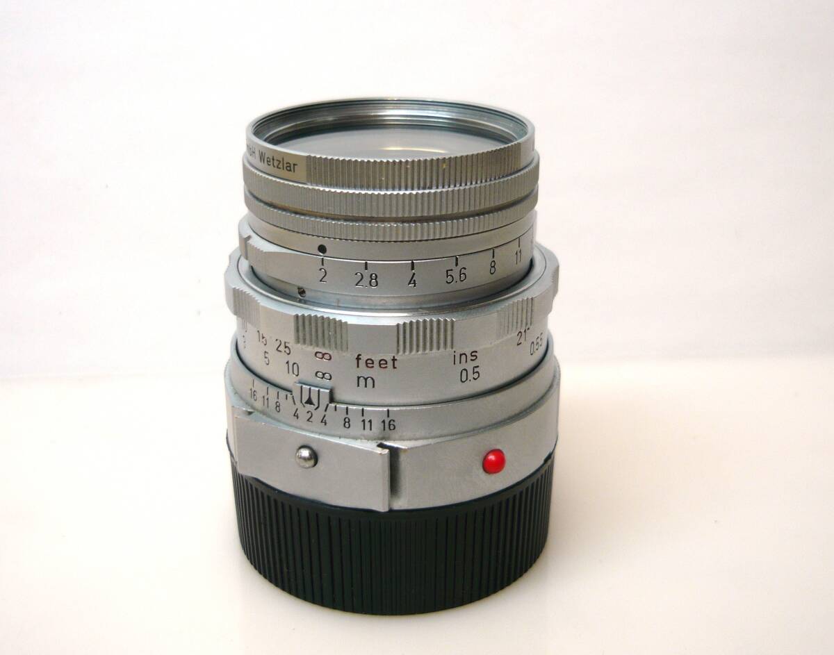 LEICA Summicron 50mm F2 Lens with Filter [c1166033251]