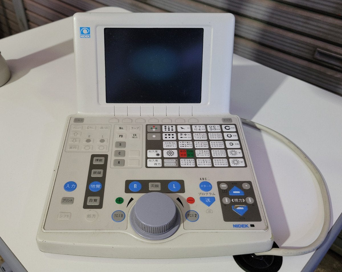 NIDEK AOS-660 Optometry Machine RT-2100 Refractor SSC-330 Chart [f1219925377]