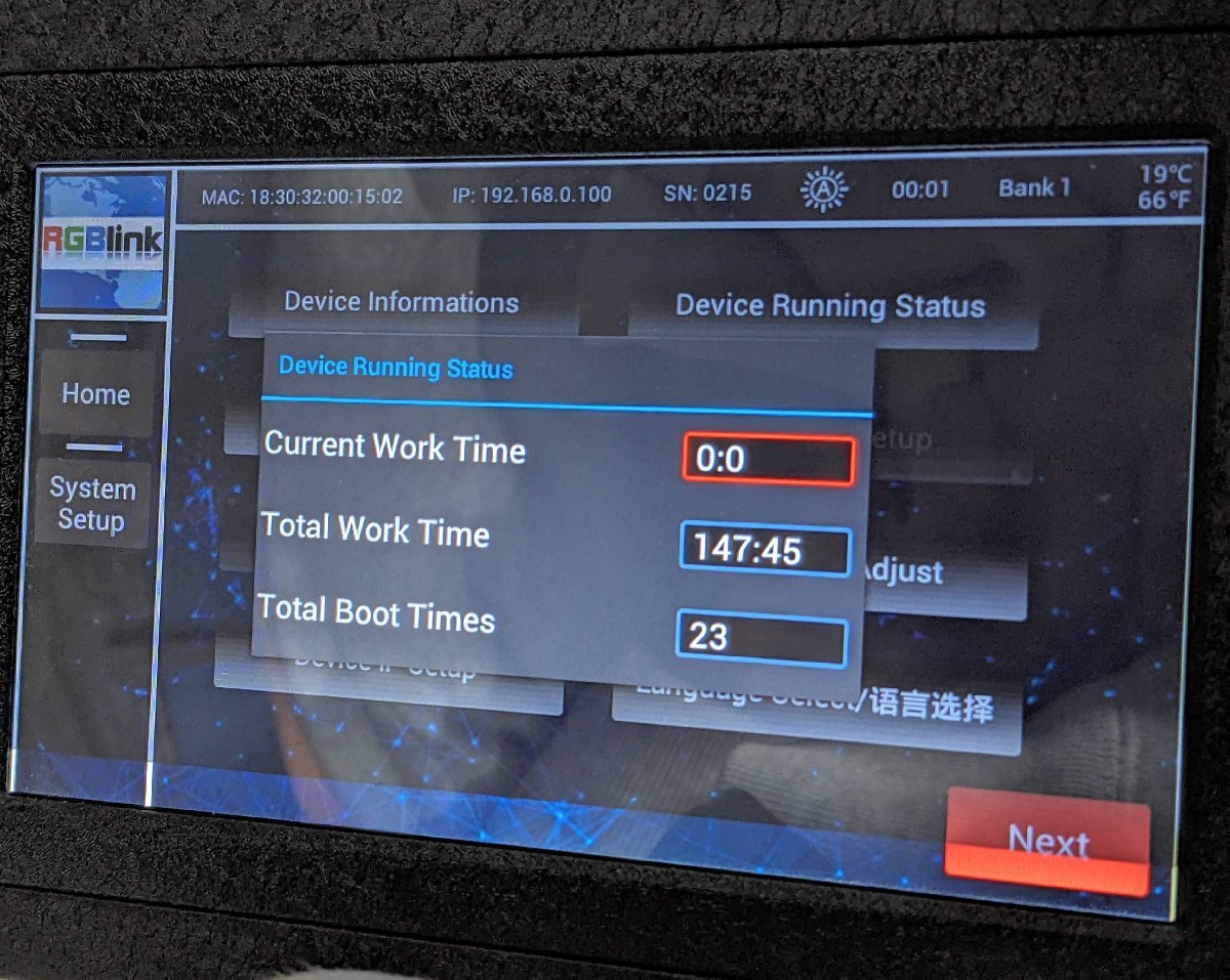 RGBLink VENUS X3 Video Wall Processor HDMI 12IN 8OUT 4K IN [1242170385]