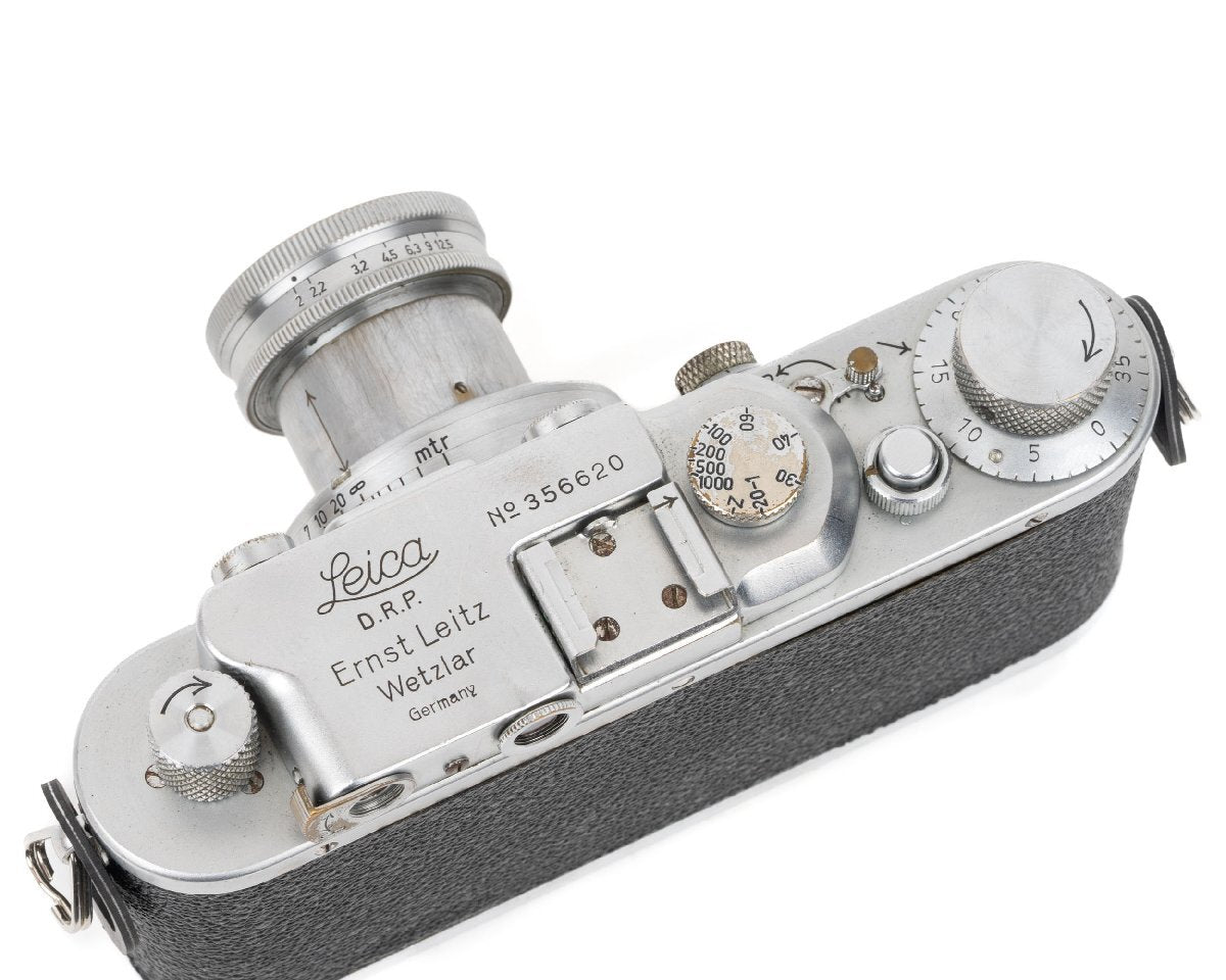 Leica IIIa Silver Film Camera Body + Summar 50mm f2 Lens + Leica Photo Books [b1172128361]