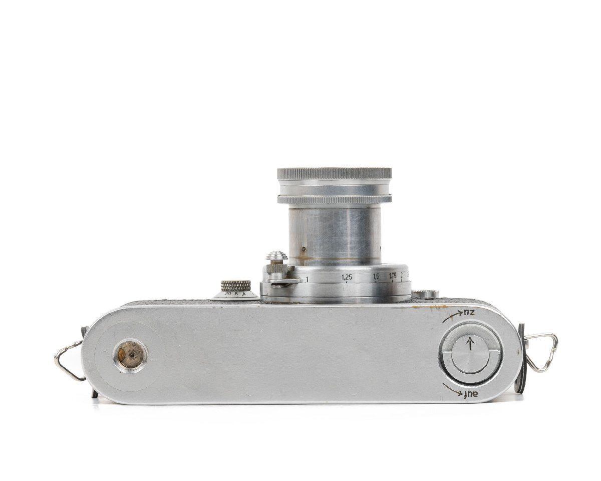 Leica IIIa Silver Film Camera Body + Summar 50mm f2 Lens + Leica Photo Books [b1172128361]