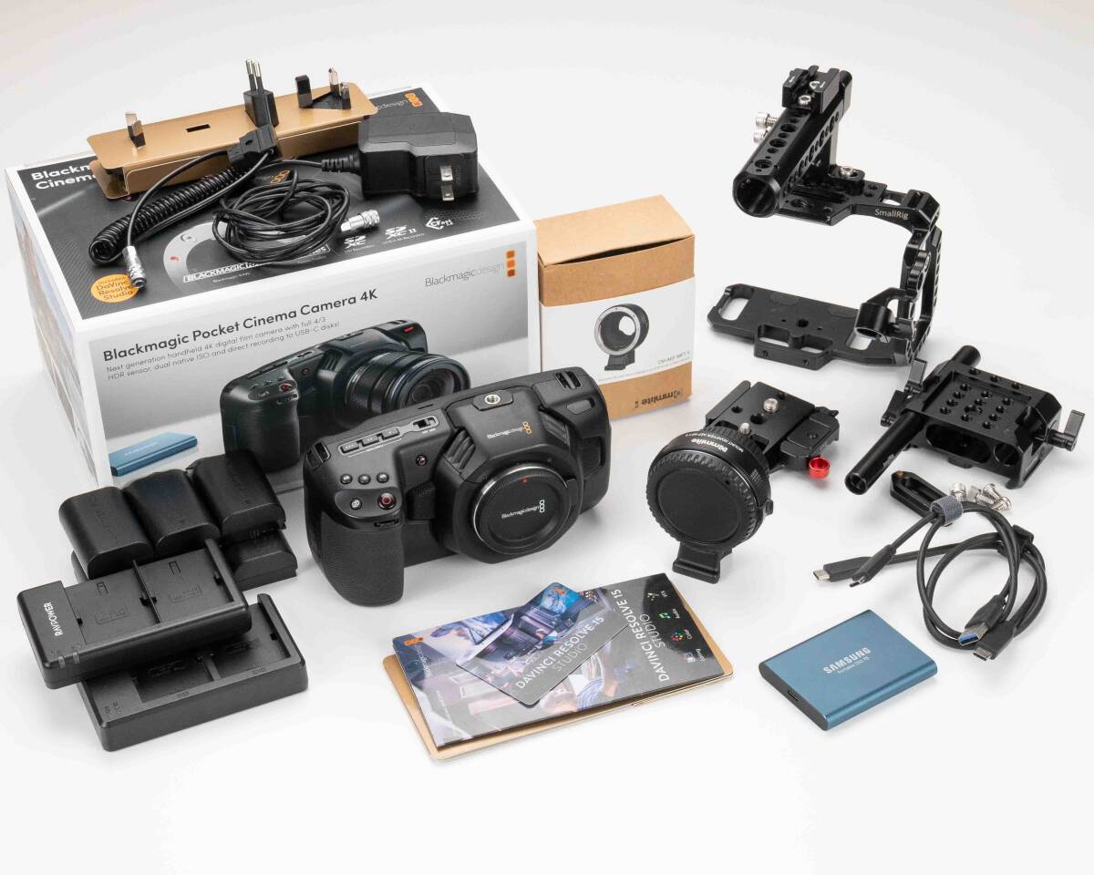 Blackmagic Pocket Cinema Camera 4K MFT Davinci Resolve Studio [t1198363339]
