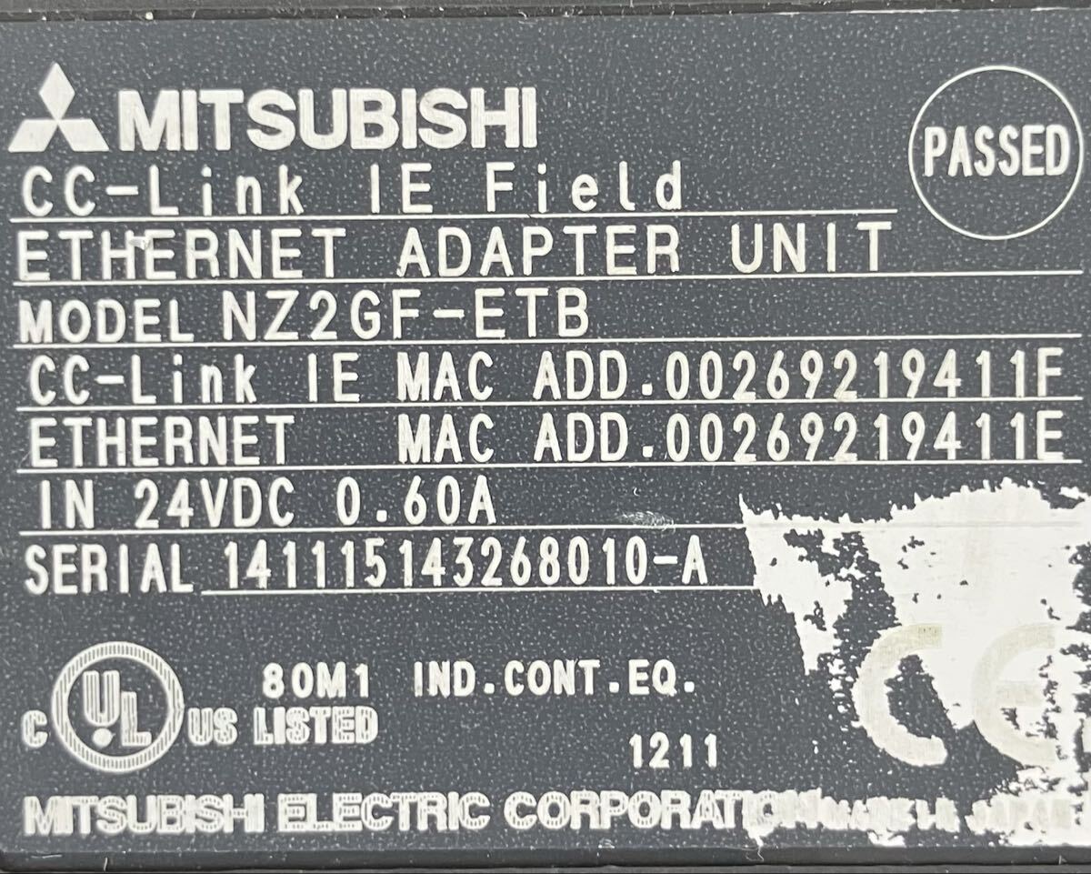 Mitsubishi Electric NZ2GF-ETB CC-Link IE Field Ethernet Adapter [h1202917441]