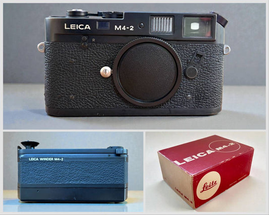 LEICA M4-2 Rangefinder Camera (Black) 1978 with Box [p1213453238]