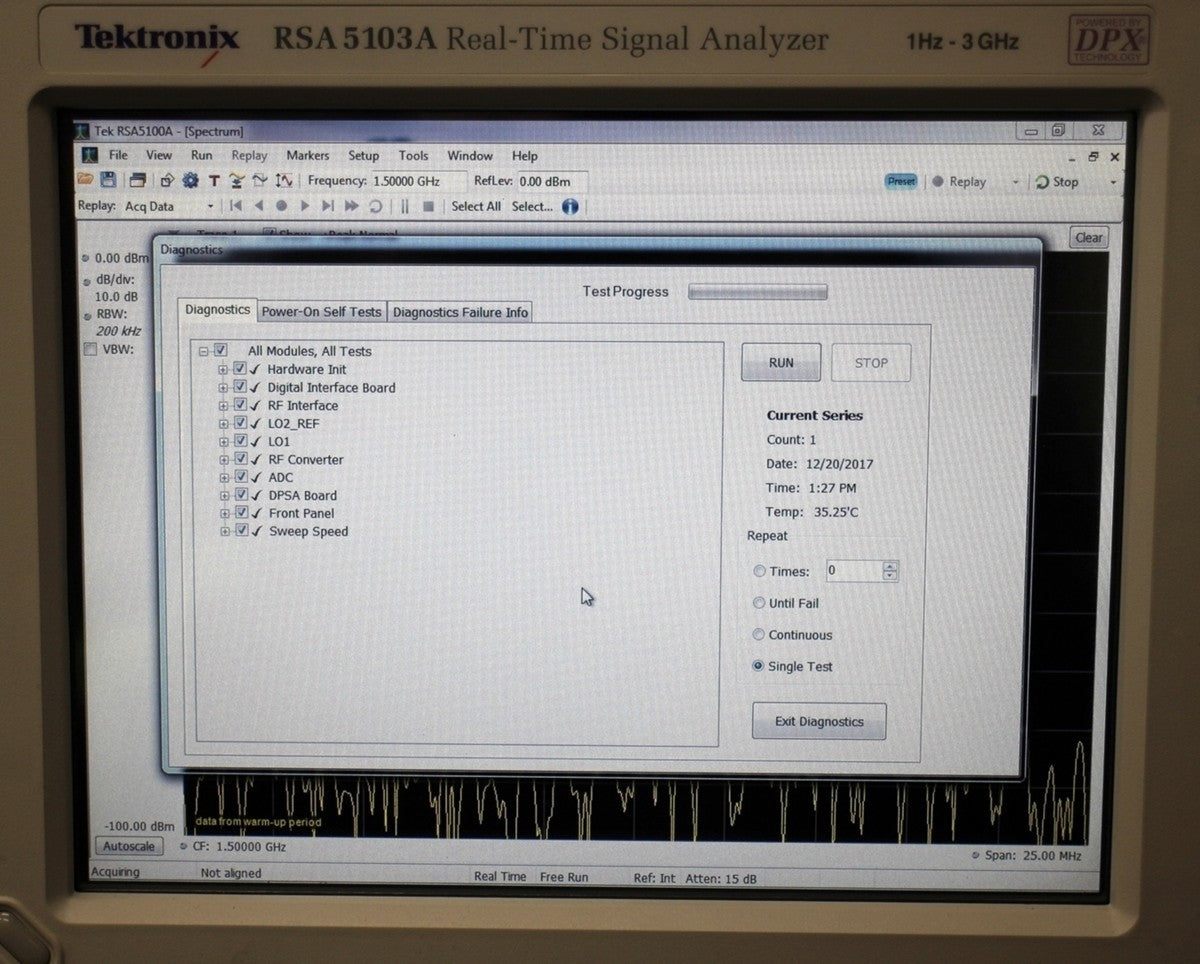 Tektronix RSA5103A Real-Time Signal Analyzer [o384942731]