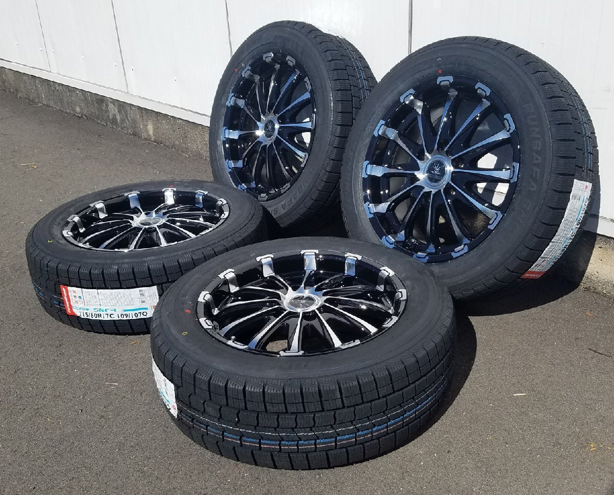 Vehicle inspection compatible 200 series Hiace Regius Ace studless tire wheel 17 inch Nankan SNC-1 215/60R17 LT [m1205485674]