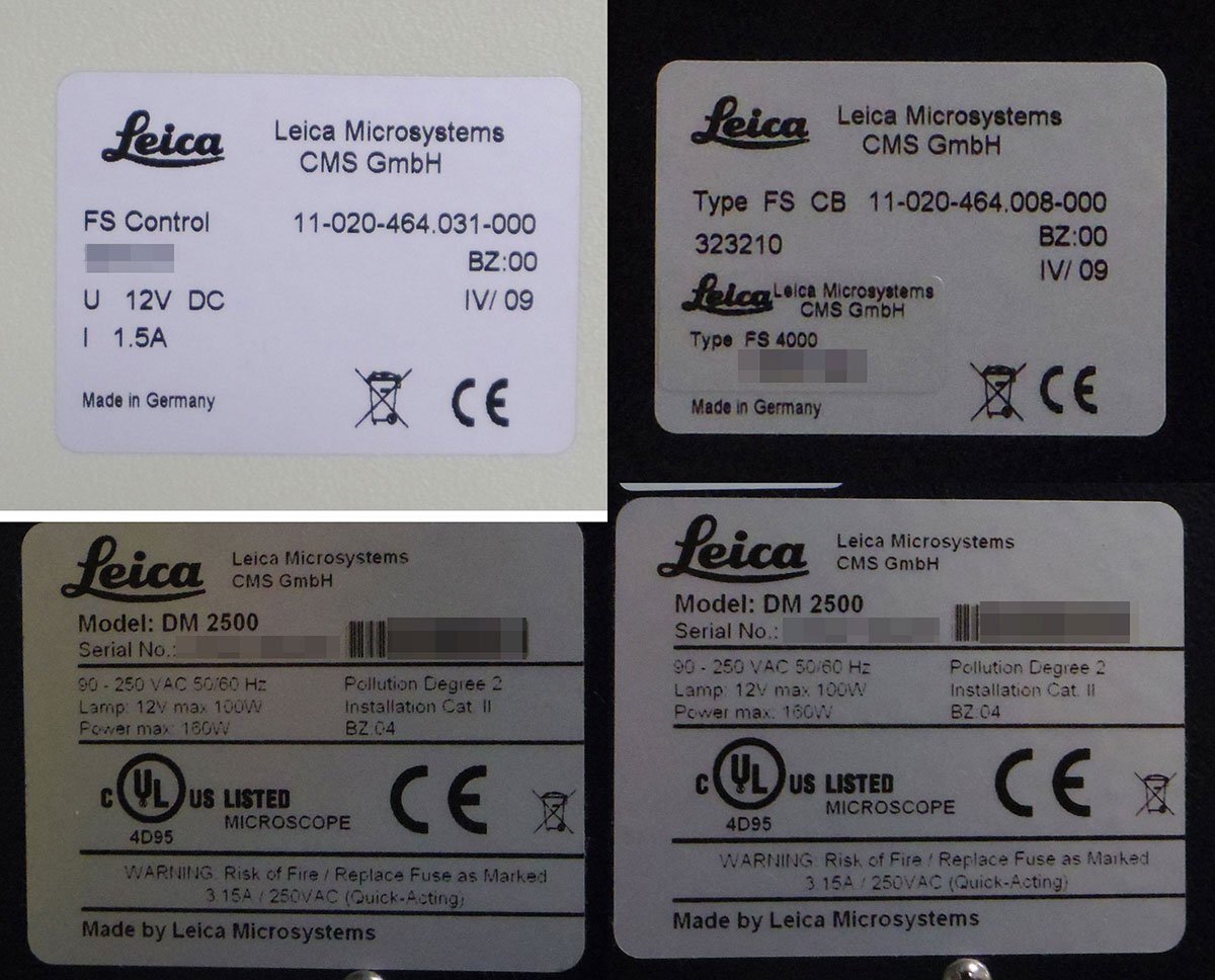 Leica FS CB Comparison Microscope DM2500 FS4000 with DFC290HD Digital Camera [f1221607675]