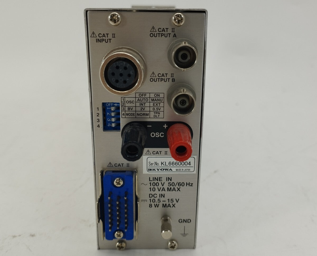 Kyowa DPM-911B Strain Measurement Device 1ch DC-2.5kHz [n1242708880]