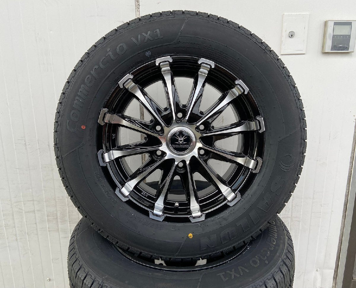 Hiace 200 Series Vehicle Inspection Compatible Tire Wheel 16 Inch Specially Selected Tire 215/65R16 Set of 4 for 1 Car [1186554349]