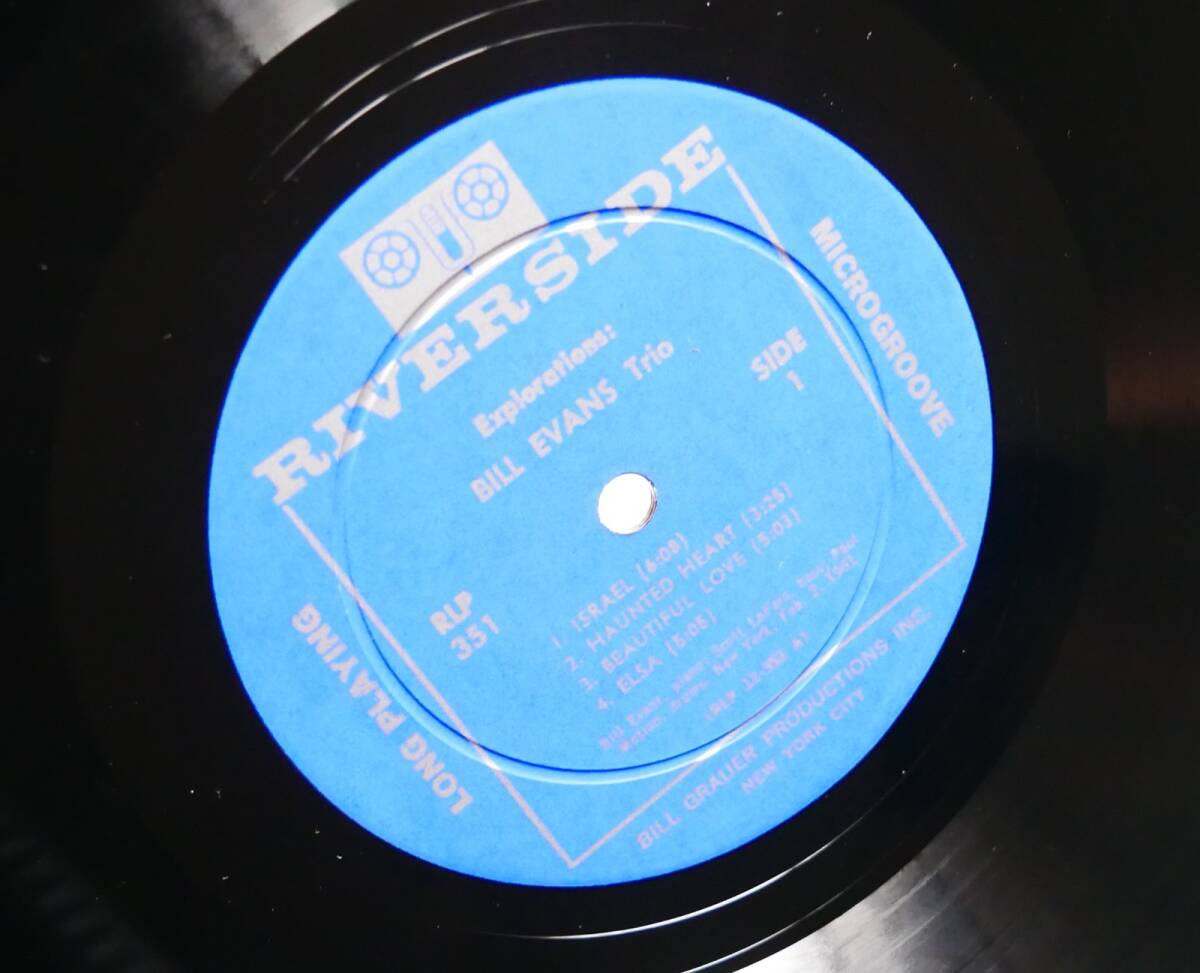 Bill Evans Explorations LP RIVERSIDE RLP 351 US 1961 DG MONO Scott La Faro [p1208039750]