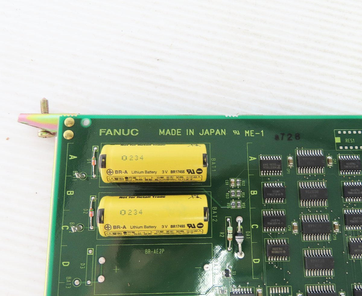 FANUC A16B-2201-0135/06A SRAM Board (for parts or not working) [q1224722618]