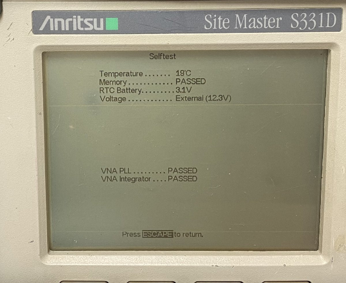Anritsu S331D Site Master 25MHz-4000MHz [e1211104549]