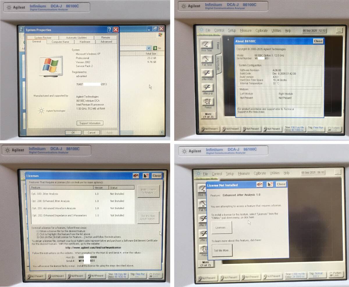 Agilent 86100C Digital Communications Analyzer (as-is) [p1199167612]