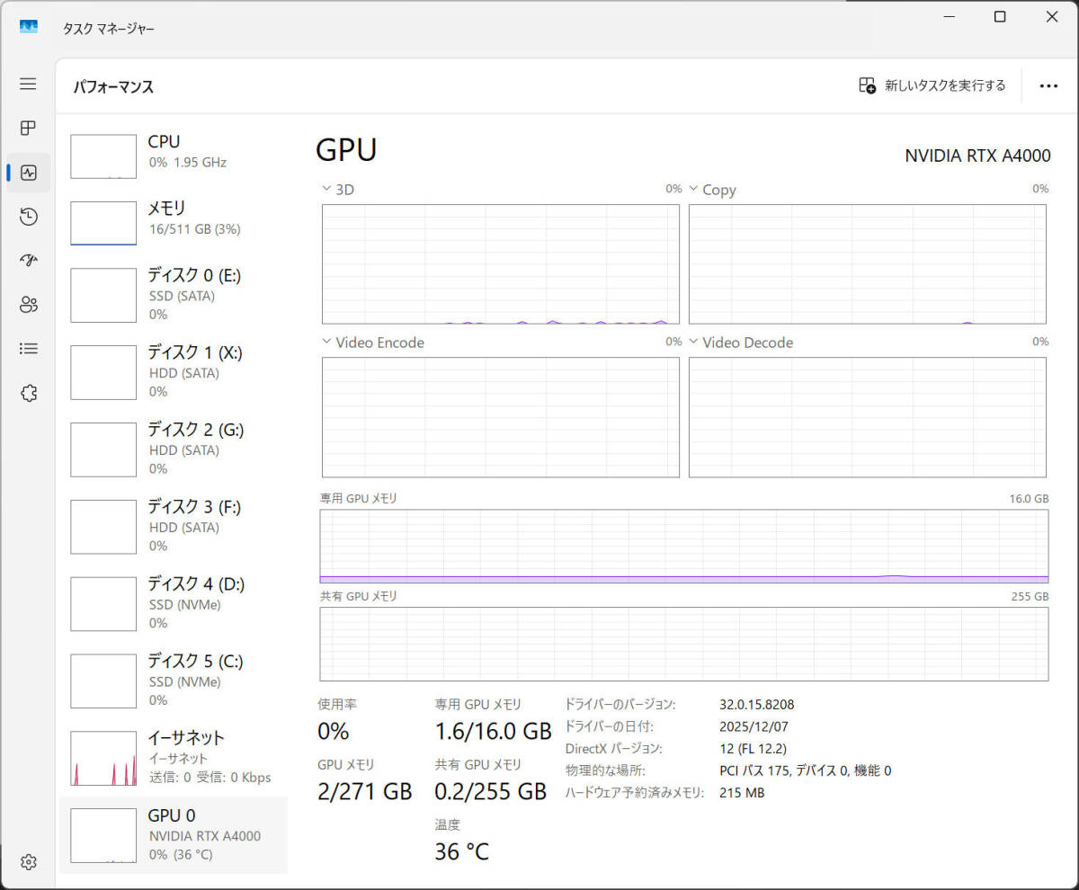 NVIDIA RTX A4000 16GB GDDR6 Graphics Card [l1217965043]