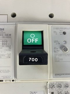 Mitsubishi Electric NV800-SEW Circuit Breaker 3P 700A Frame 800A with F Type Handle [x1146852464]