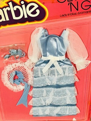 Mattel 1978 Superstar Barbie Christie Fashion Lady In Blue 2303 NRFP [x1197918643]