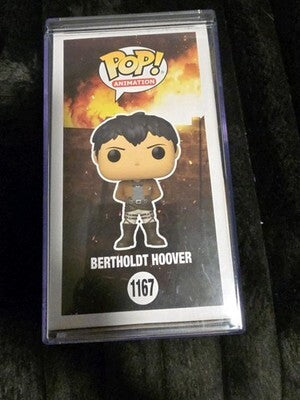 Funko Pop! Bertholdt Hoover Attack on Titan Figure Hand-Painted Signed [t1212683636]