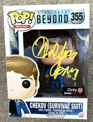 Walter Koenig Star Trek Chekov Signed Funko Pop JSA COA Survival Suit [q1218248645]