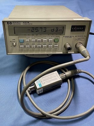HP 437B Power Meter with Sensor 8482A F=~4.2GHz Cable Included [l1249965773]