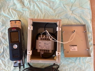 Keyence FD-G125 Clamp-On Gas Flow Meter [c1208074976]