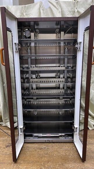 Slipper Sterilization Storage UV Clean 16 Pair Storage Zebra Wood Double Door [x1131629840]
