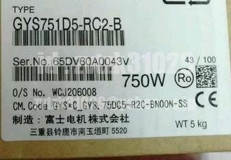 Fuji GYS751D5-RC2-B Servo Motor [g1118617954]