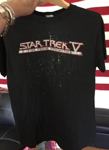 Star Trek V The Final Frontier 1989 Vintage T-Shirt [l1208878673]