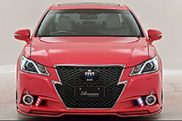 Rowen Crown Athlete 210 Series Front Spoiler with LED Unpainted FRP [l1072601032]