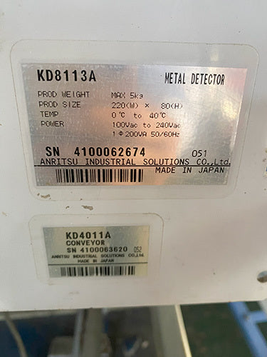 Anritsu KD8113A Metal Detector [q1201635534]