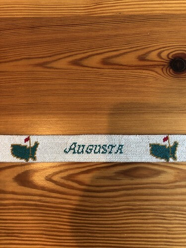 Smathers And Branson Belt Size 34 Augusta National Golf Club Exclusive [e1207713909]