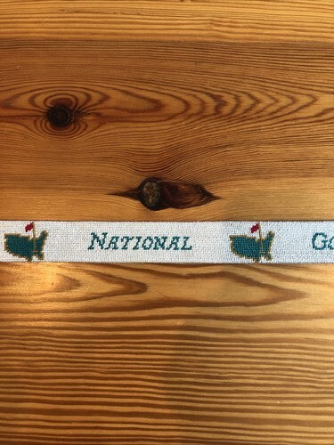 Smathers And Branson Belt Size 34 Augusta National Golf Club Exclusive [e1207713909]