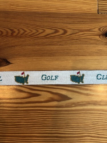 Smathers And Branson Belt Size 34 Augusta National Golf Club Exclusive [e1207713909]