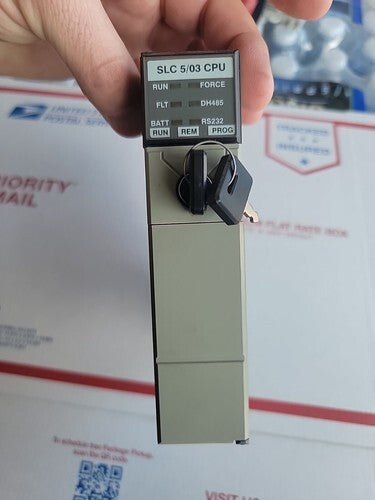 Allen-Bradley 1747-L532 SLC500 Processor Unit ser.E proc.rev 8 SLC 5/03 CPU [n1246214546]