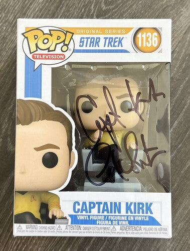 Funko Pop 1136 Star Trek William Shatner Signed Autograph Rare [b1208110635]