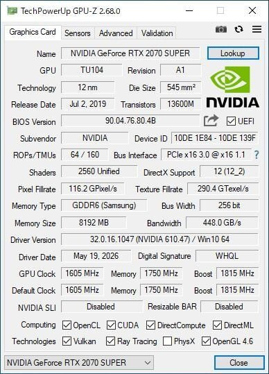 G-GEAR neo GX7J-B180/ZT Desktop PC RTX 2070 Super Core i7-8700K 48GB 1TB 500GB [e1243159306]
