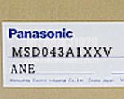 Panasonic MSD043A1XXV Servo Driver [j1118400971]