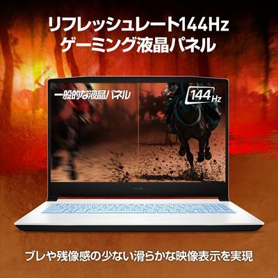 MSI Sword 15 A11UC Gaming Laptop NVIDIA GeForce RTX3050 Core i7-11800H Pure White Unused [1212116474]