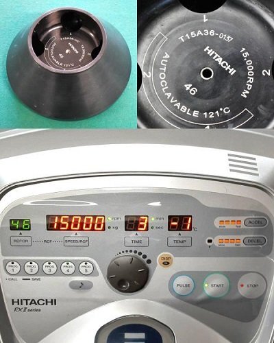 Hitachi CF16RXII Micro High Speed Centrifuge 500mm x 550mm x 850mm [f1174211070]