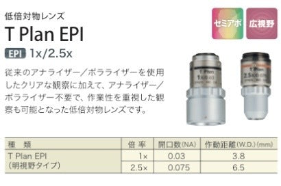 Nikon MUE12010 T Plan 1xEPI Objective Lens NA 0.03 WD 3.8mm OFN 25 [s1245991181]