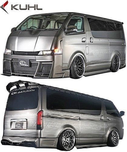 [M’s] Toyota 200 Series Hiace Type 4 (Narrow/Standard Car) Kuhl Racing Ver1 200V-GT Racing Bonnet Ver.1 FRP Cool Racing [u1072921921]