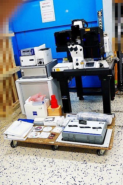 ZEISS ELYRA P.1 Super Resolution Fluorescence Microscope System TOPTICA Laser Source PI High Precision Stage with Software and Dongle [c1244681716]